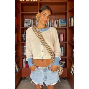 We The Free Lili Linen Cardi, Small Free People